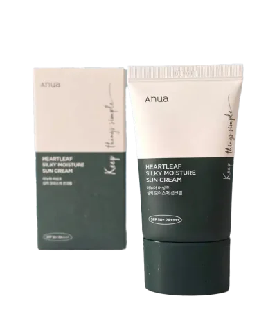 1-کرم ضد آفتاب آنوا مدل Heartleaf Silky Moisture