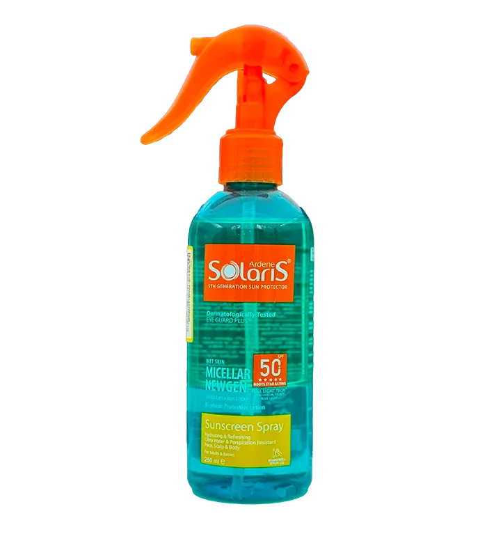 Ardene Solaris Micellar Newgen Sunscreen Spray SPF50