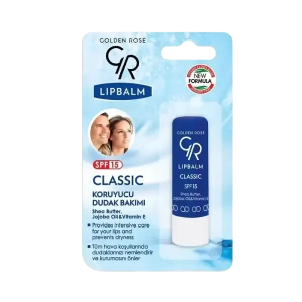 بالم لب گلدن رز مدل Classic SPF15