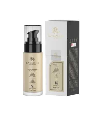 ضدآفتاب رنگی لاویاچه بژ طبیعی SPF50+
