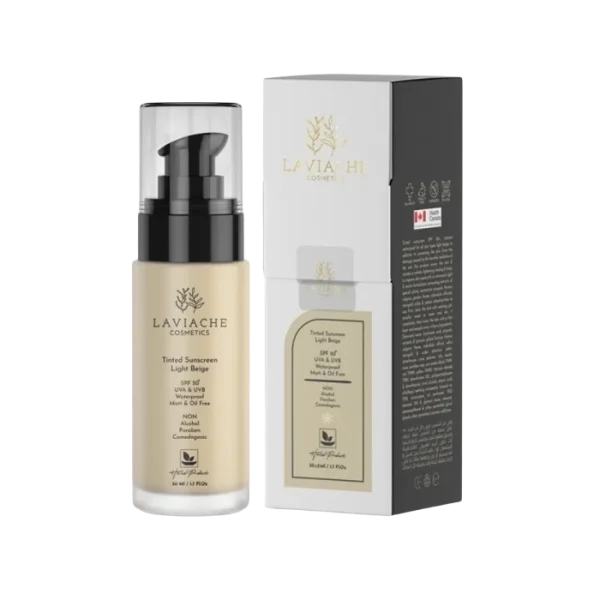 ضدآفتاب رنگی لاویاچه بژ طبیعی SPF50+