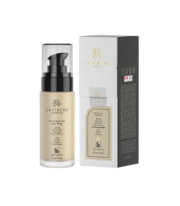 ضدآفتاب رنگی لاویاچه بژ طبیعی SPF50+