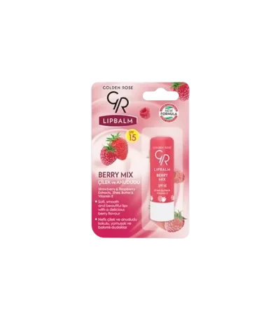 بالم لب گلدن رز طعم توت‌فرنگی SPF15