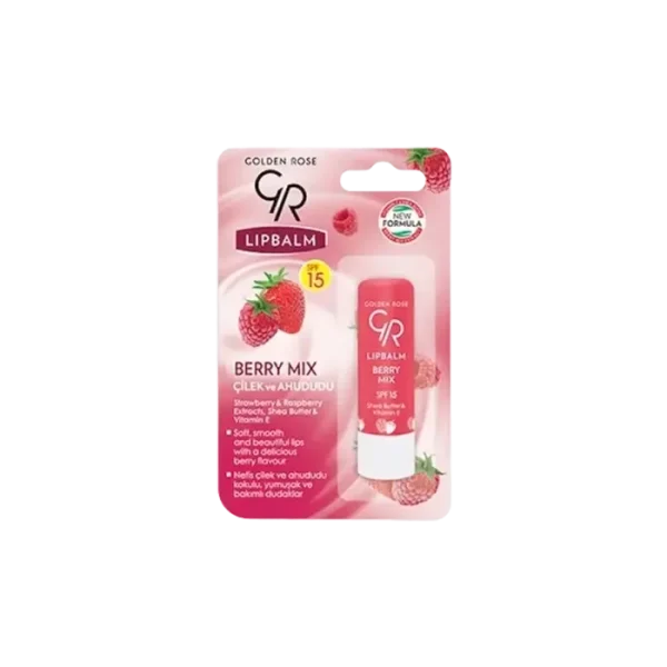 بالم لب گلدن رز طعم توت‌فرنگی SPF15