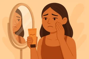  اشتباه شماره ۳: لایه‌برداری بیش‌ازحد یا با محصولات نامناسب