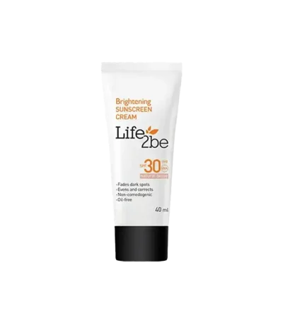 کرم ضد آفتاب رنگی لایف توبی spf30 مناسب برای انواع پوست