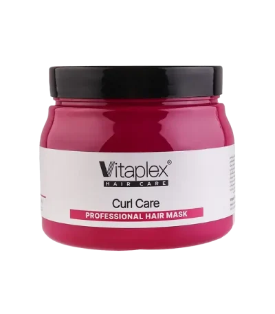 ماسک مو ویتاپلکس مدل CURL CARE مناسب برای موهای فر حجم 500 میلی‌لیتر
