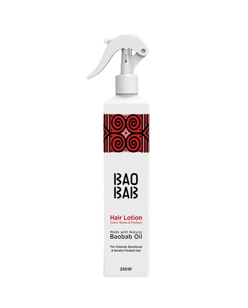 لوسیون مو باوباب مدل Color Shine & Protect مخصوص موهای رنگ شده و کراتینه وزن ۲۵۰ گرم