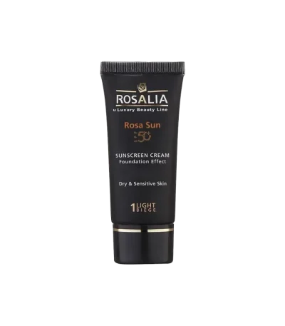 کرم ضد آفتاب رنگی رزالیا SPF50 رنگ لایت بژ