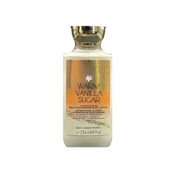 لوسیون بدن بث اند بادی ورکز مدل Warm Vanilla Sugar