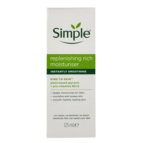 کرم مرطوب‌کننده ریچ سیمپل مدل Replenishing Rich Moisturiser
