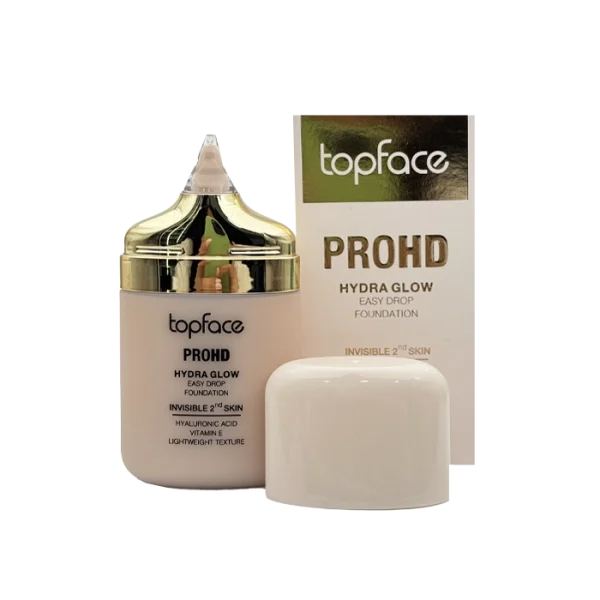 کرم پودر قطره‌ای تاپ‌فیس مدل ProHD Hydra Glow Easy Drop