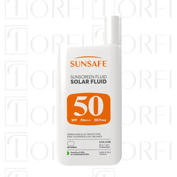 ضدآفتاب فلوئیدی سان‌سیف SPF 50 (فاقد چربی و سبک)