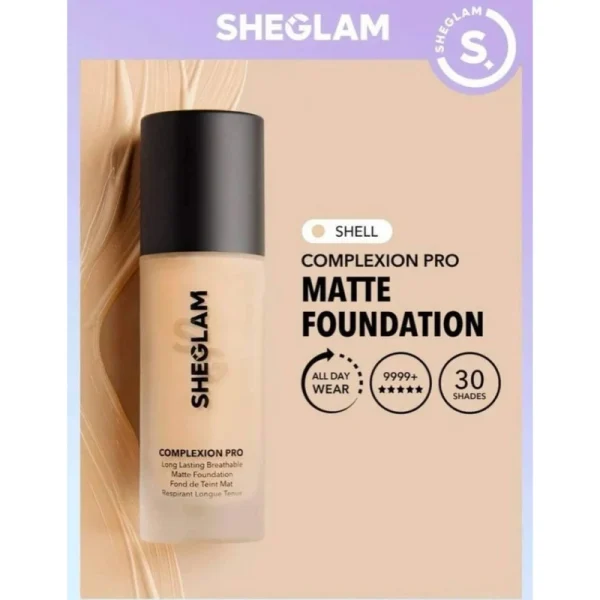 کرم پودر شیگلم مدل Complexion Pro (فول کاور و ماندگار)