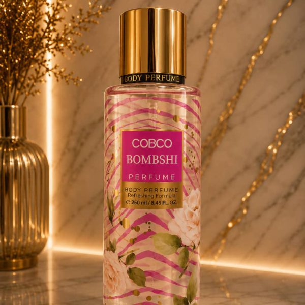 بادی اسپلش مدل BOMBSHI برند COBCO - حجم ۲۵۰ میلی‌لیتر | رایحه انفجاری، اغواگر و شیرین
