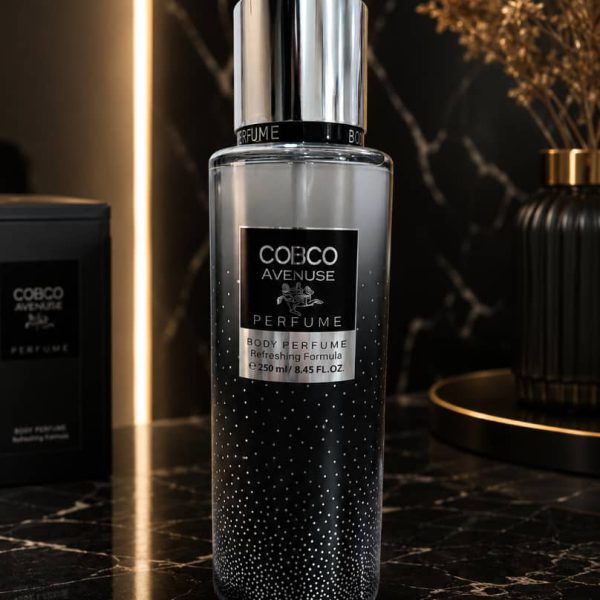 بادی اسپلش مدل AVENUSE برند COBCO - حجم ۲۵۰ میلی‌لیتر | رایحه مدرن، شهری و باطراوت