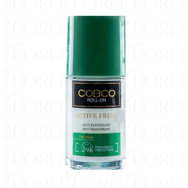 مام رولی مردانه کوبکو (COBCO) مدل ACTIVE FRESH - حجم ۷۵ میلی‌لیتر | رایحه تازه و پرانرژی