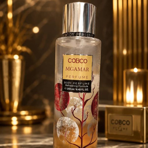 بادی اسپلش مدل MGAMAR برند COBCO - حجم ۲۵۰ میلی‌لیتر | رایحه منحصر به فرد و ماندگار برای استفاده روزانه
