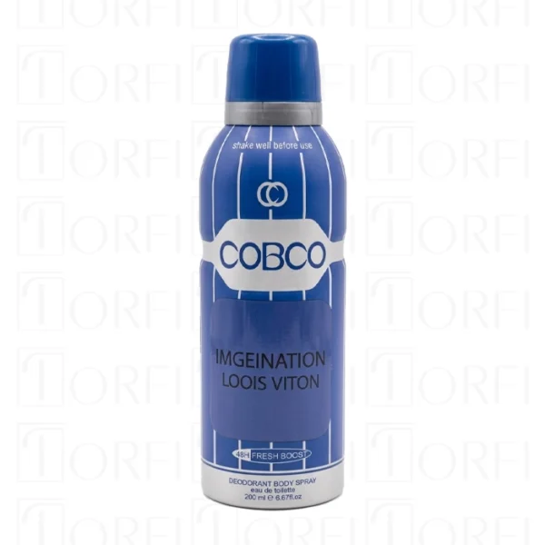 اسپری خوشبوکننده بدن کوبکو (COBCO) مدل Imagination حجم ۲۰۰ میلی‌لیتر | رایحه خنک، مرکباتی و مدرن